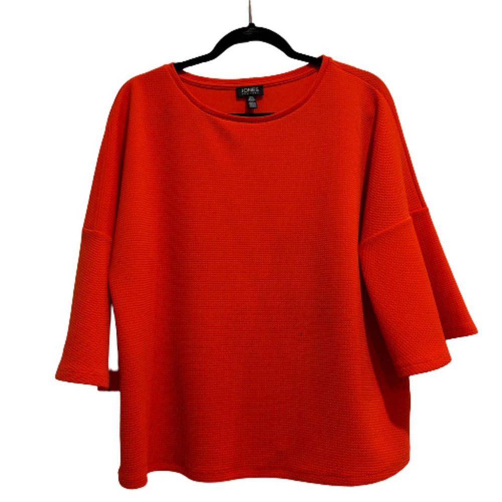 Jones New York Orange/Red Blouse Women’s Size XL
